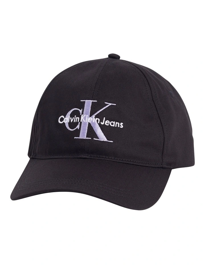 Monogram Cap in Fashion Black
