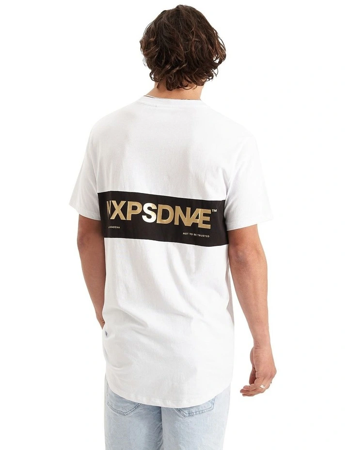 Mercenary Cape Back Tee in White