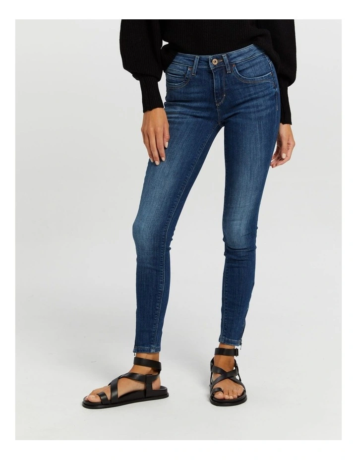 Kendell Denim Skinny Jean in Blue