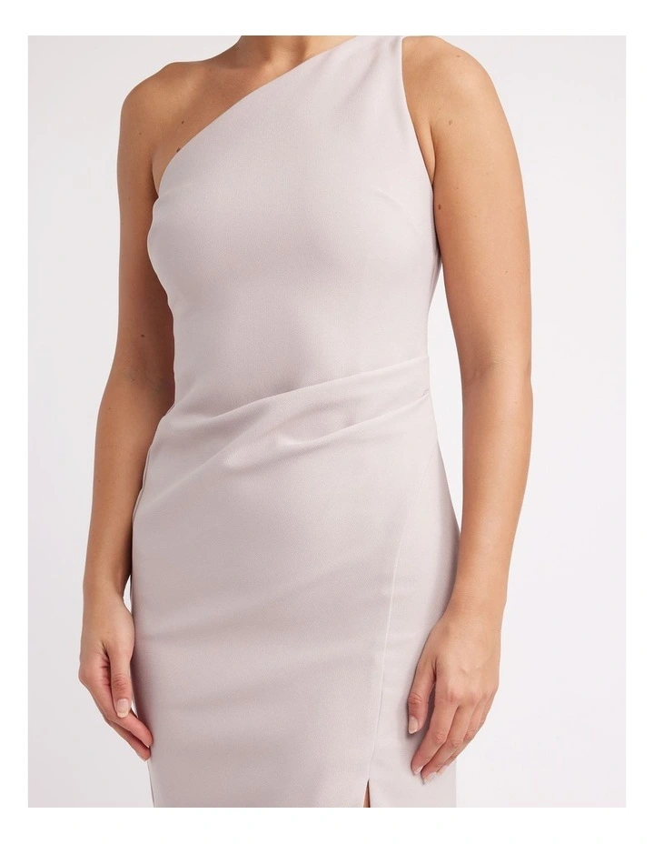 Barcelona Asymmetric Dress in Grey