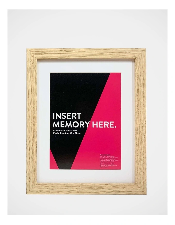 Photo Frame 20x25/15x20cm in Natural