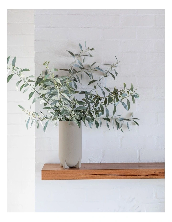 Mona Stone Ceramic Vase D15.5xh30.5cm Natural