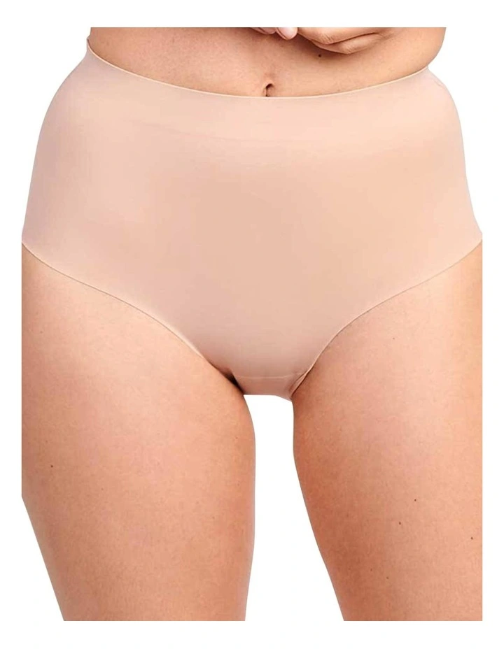 Perfect Touch Seamless High Waist Shaping Brief in Nude