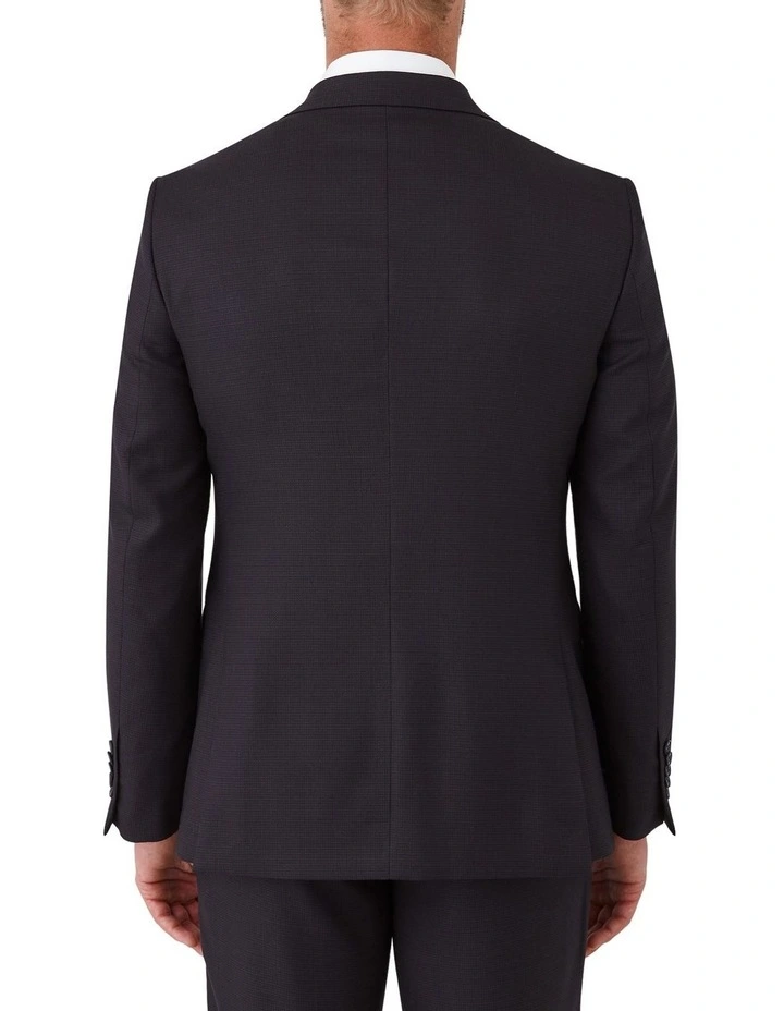 Ayden Slim Fit Jacket in Burgundy