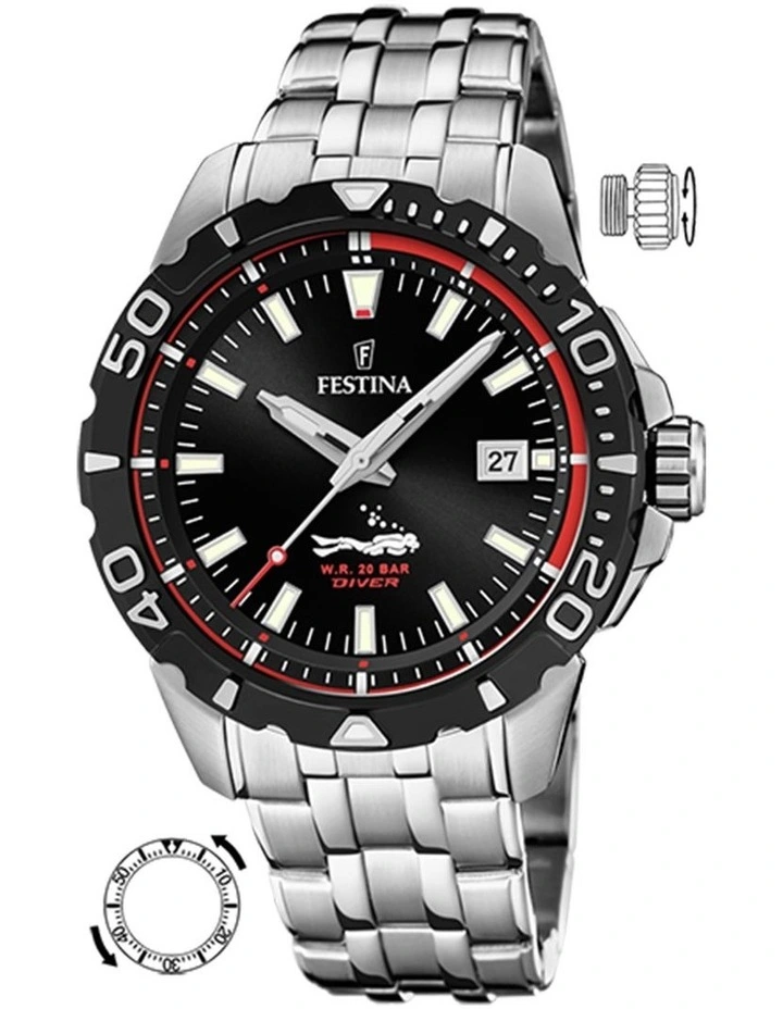 Originals Stainless Steel Watch in Black