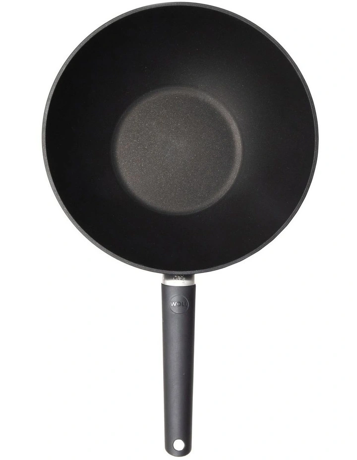 Eco Lite Fixed Handle Induction Wok 30cm in Black