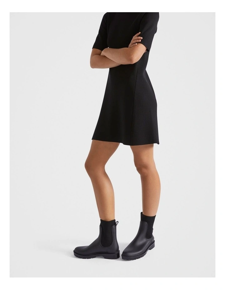 Alannah Rain Boot in Black
