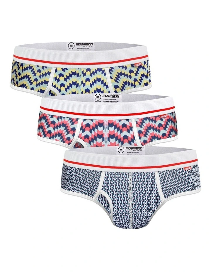 Bamboo Brief Zeus 3-Pack in Multi