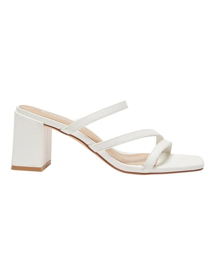 Geisha Smooth Sandals I White