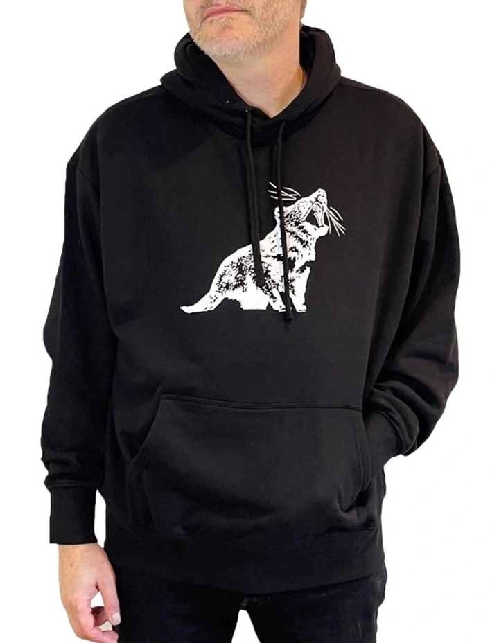 Tasmanian Devil Hood in Black