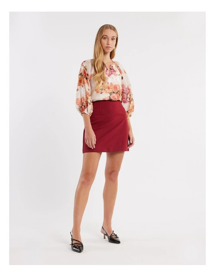 La Vie En Rose Blouse in Ivory