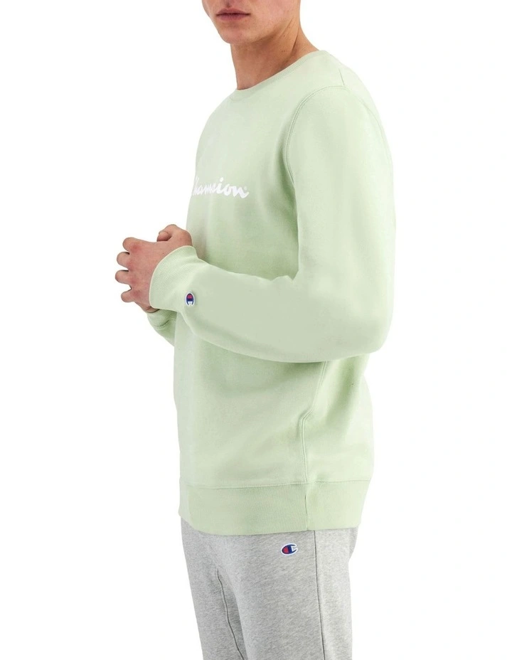 Script Crew Sweatshirt in Soft Focus