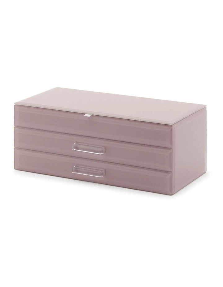 Gabriella Dusty Rose Large Jewellery Box