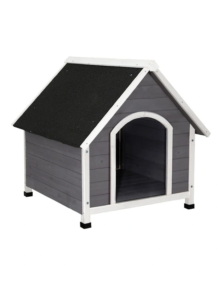Wooden XL Dog Kennel in Grey