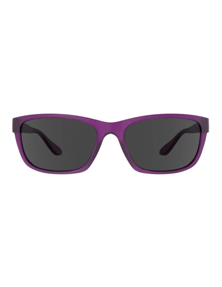 Sunglasses with Polarised Grey Lenses in Royal Purple