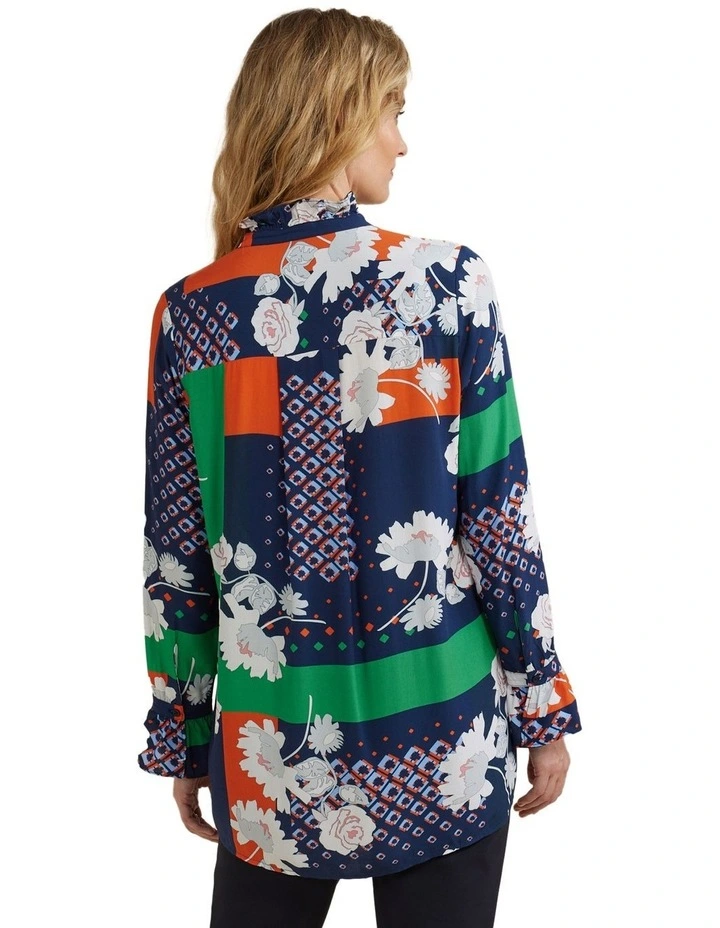 Collage Print Shirt in Multi