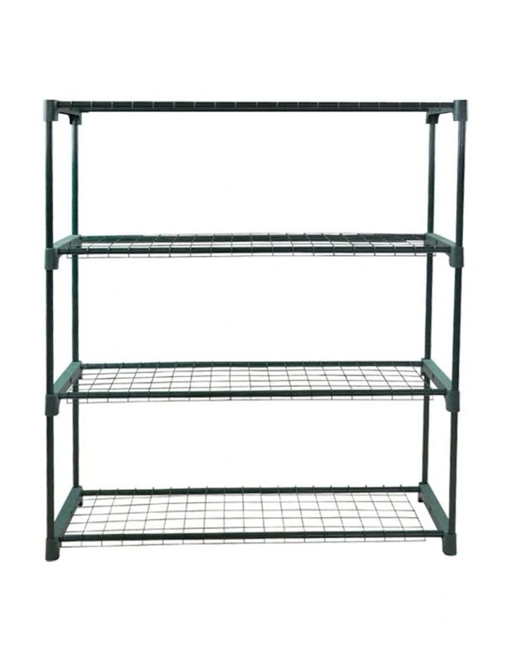 2x 4 Tier Plant Stand in Dark Green