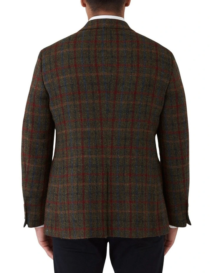 Harris Modern Fit Sports Jacket in Khaki