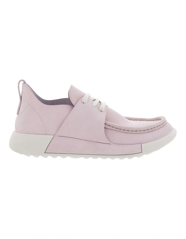Cozmo Leather Lace Up Shoe in Pink