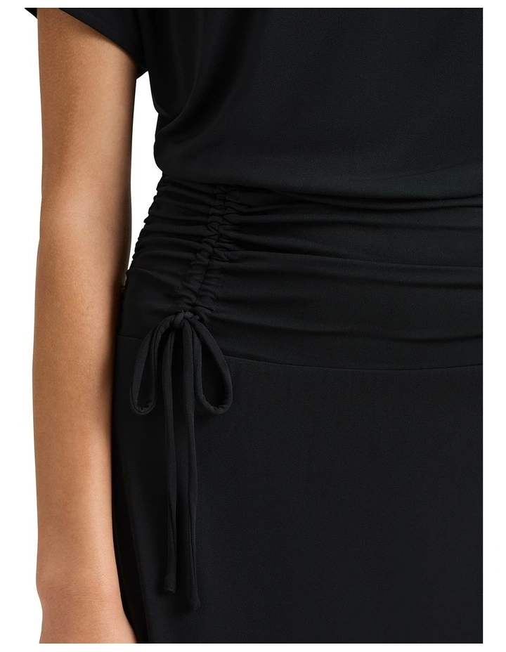 Lupita Jersey Dress in Black