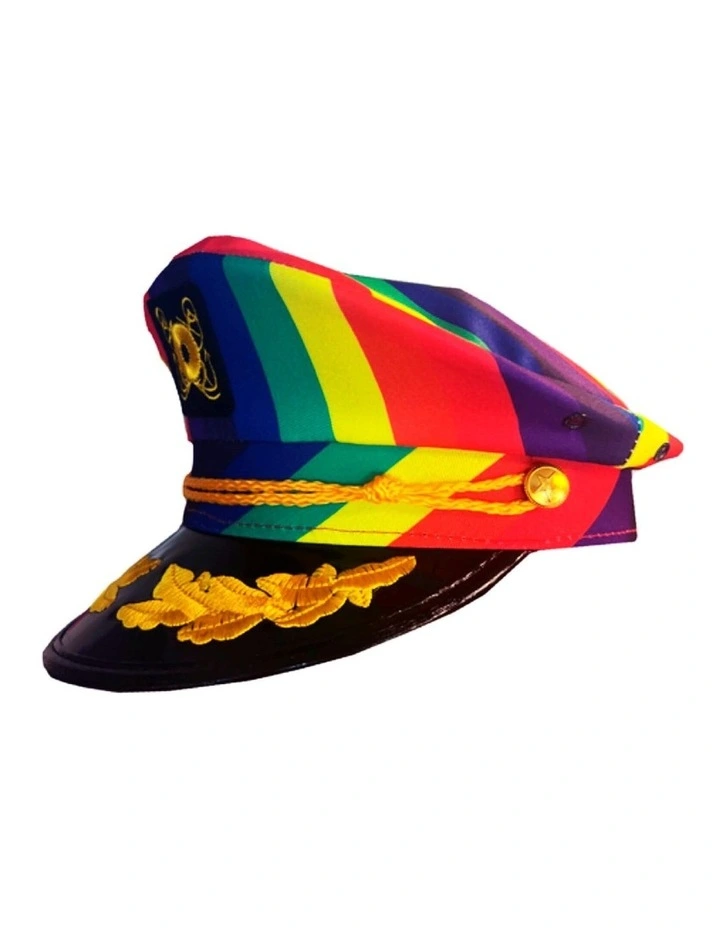 Rainbow Sailor Cap Costume in Multi