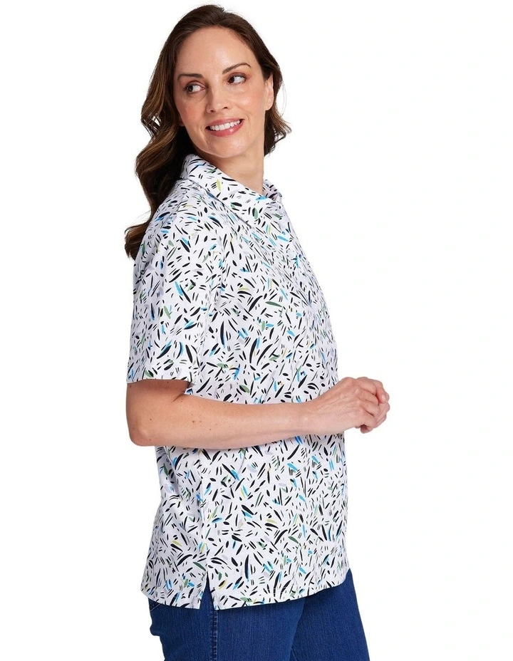 Teigan Polo Shirt in Caribbean