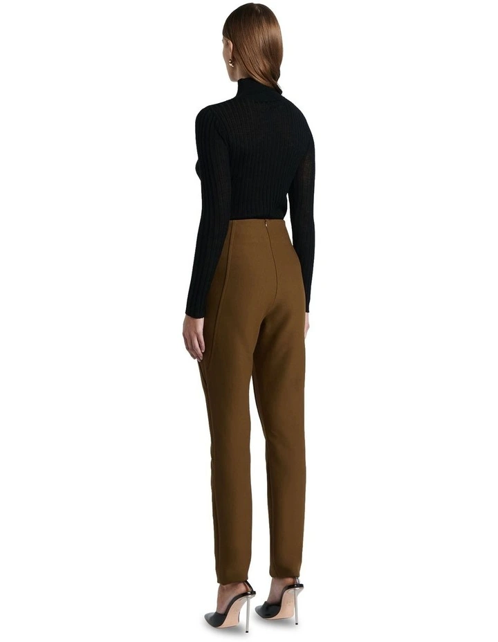 High Waisted Skinny Pant in Nutmeg