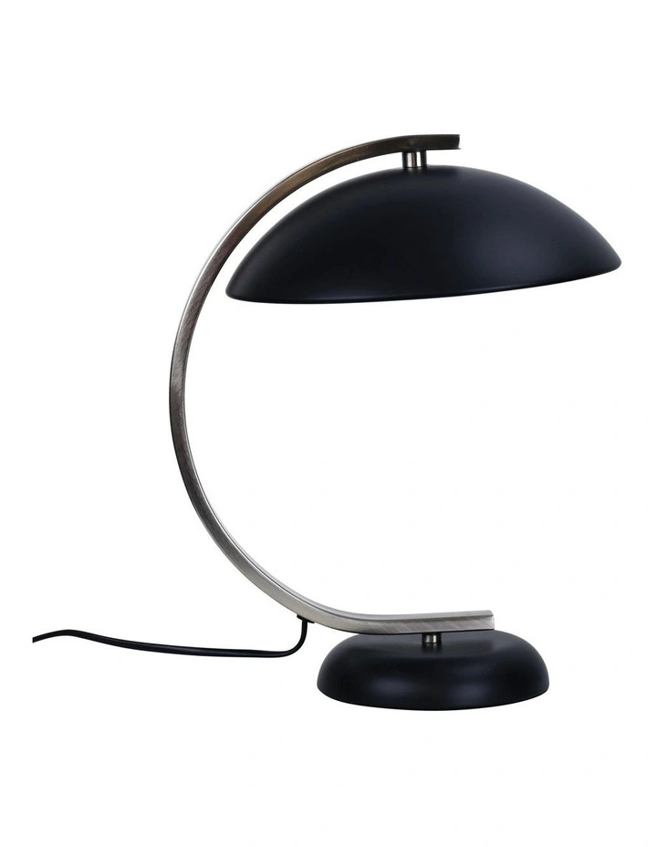 Deco Table Lamp Brushed Chrome
