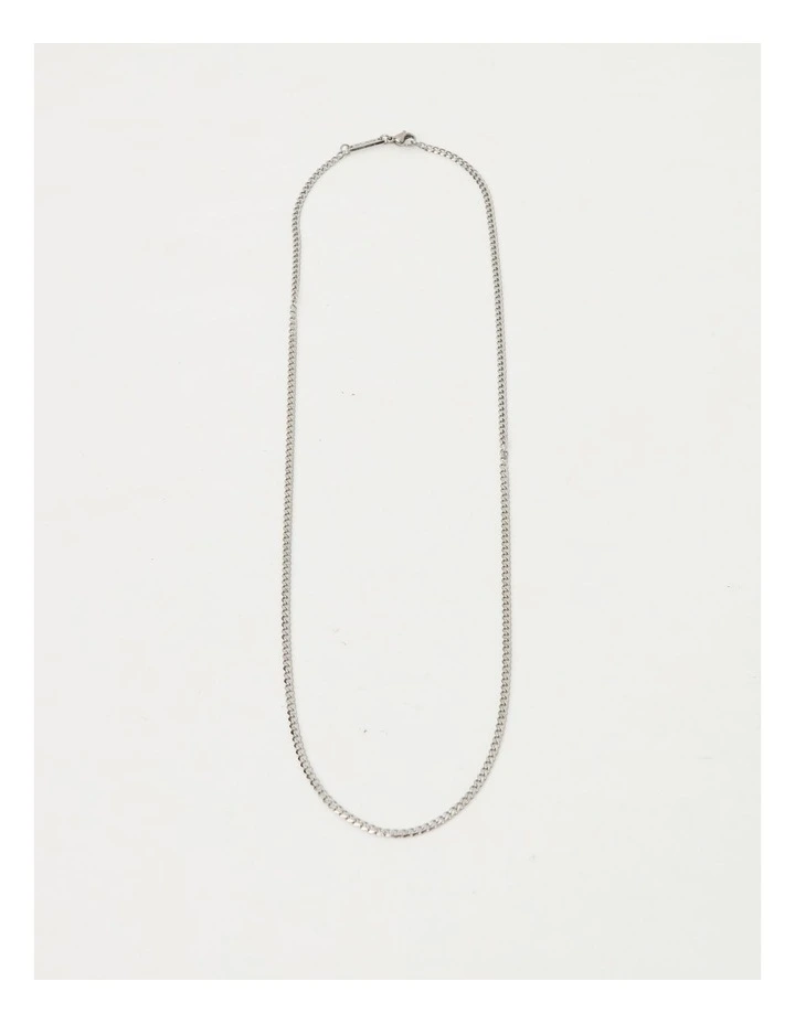 3mm Cuban Chain in Silver