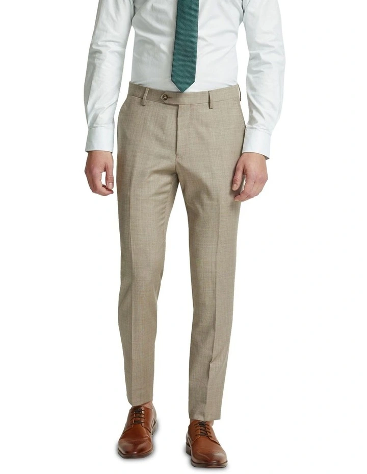 Auden Wool Suit Trousers in Brown