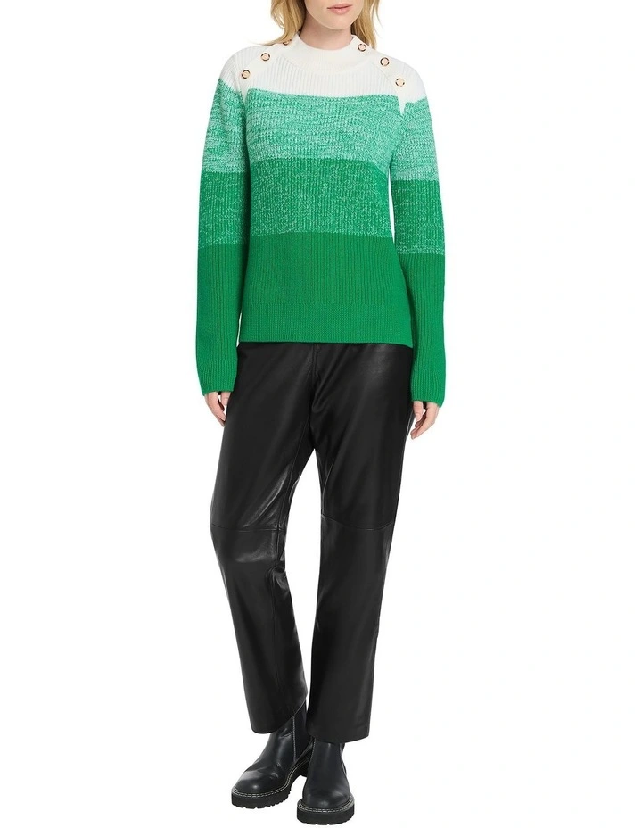 Finley Merino Ombre Knit in Green