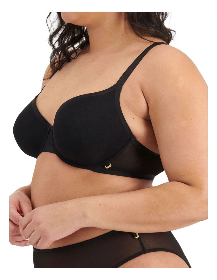 Because Lightly Lined Bra in Black