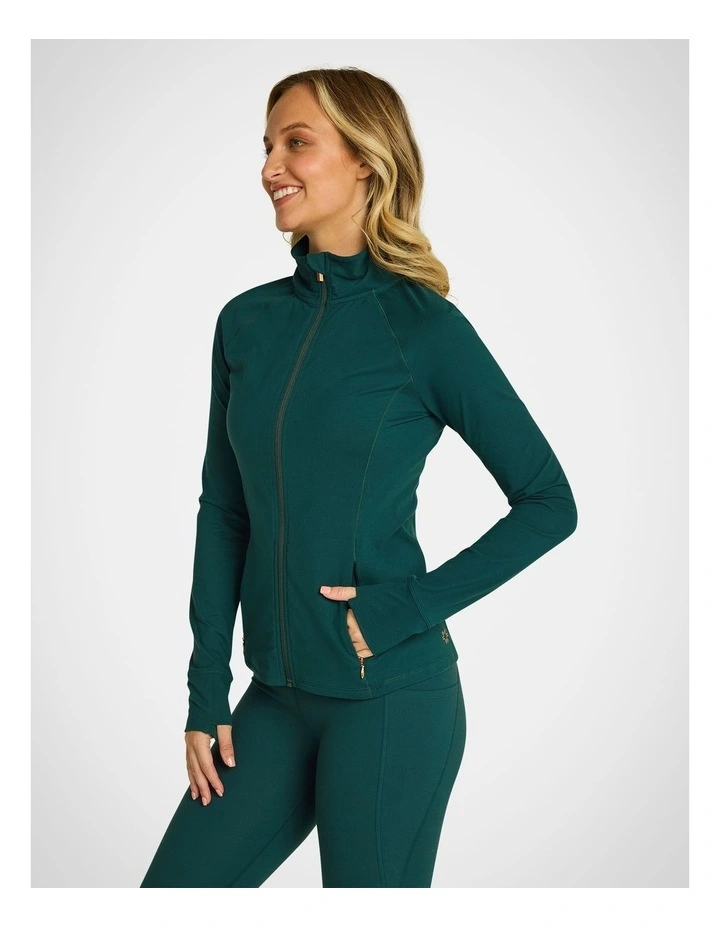 Sculpt Fitted Aspen Jacket in Green