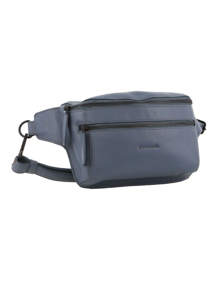 Leather 3-Way Sling Bag in Teal