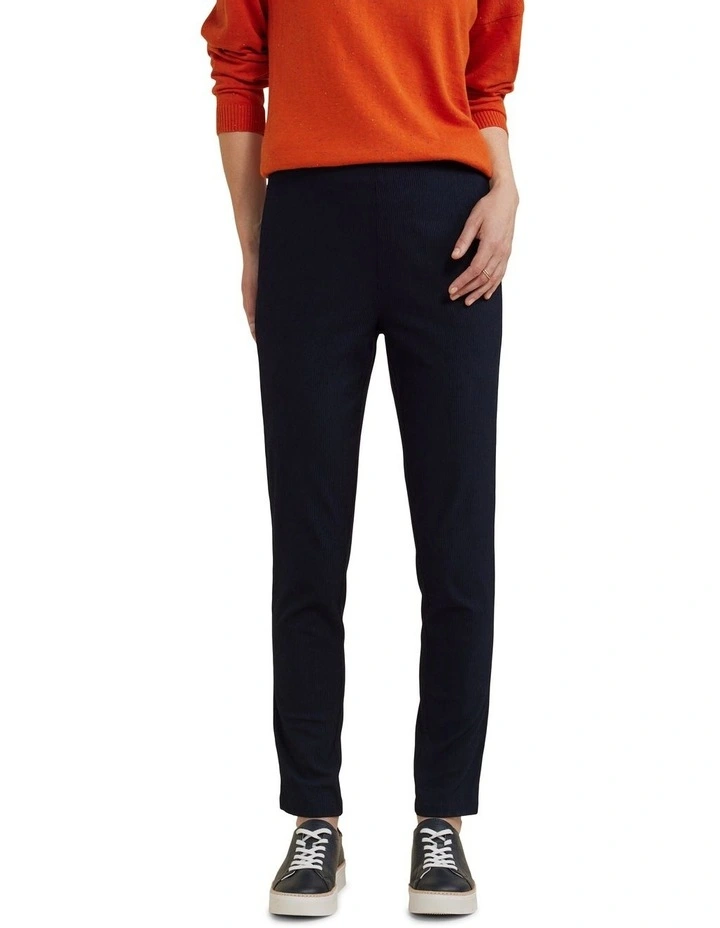 Cord Jegging in Navy