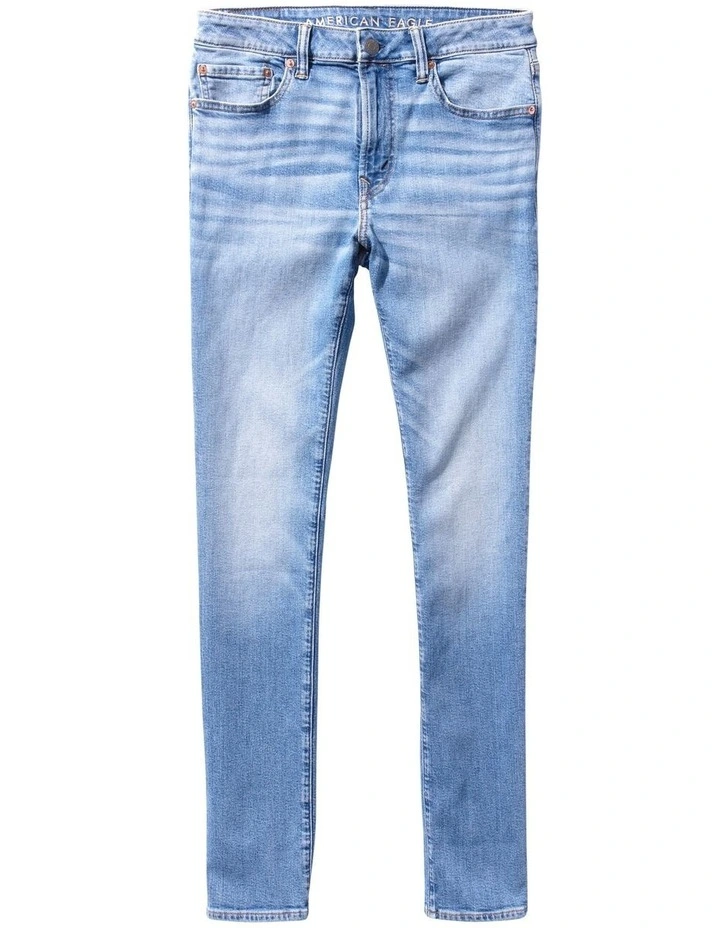 AirFlex+ Slim Straight Jeans in Medium Wash