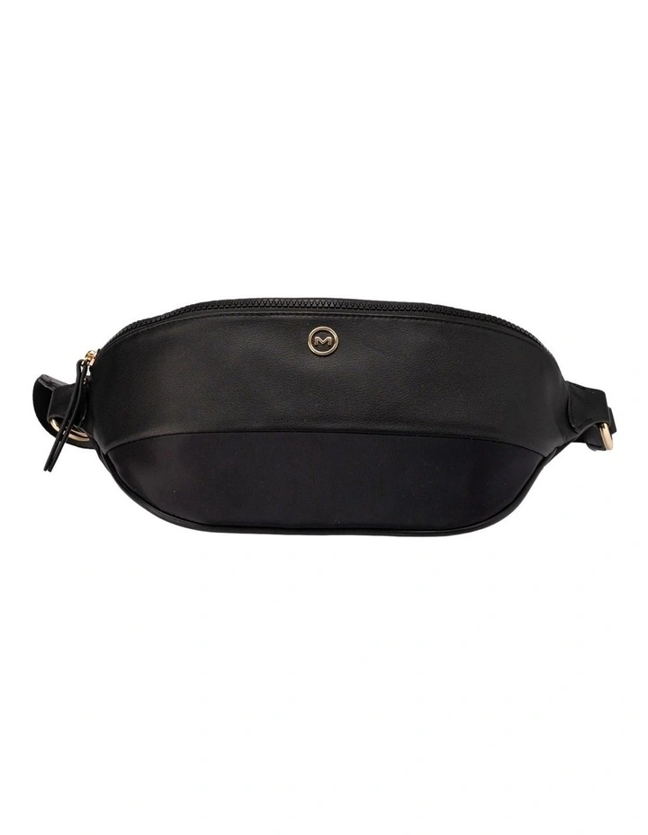 Ebby Bum Bag in Black/Light Gold