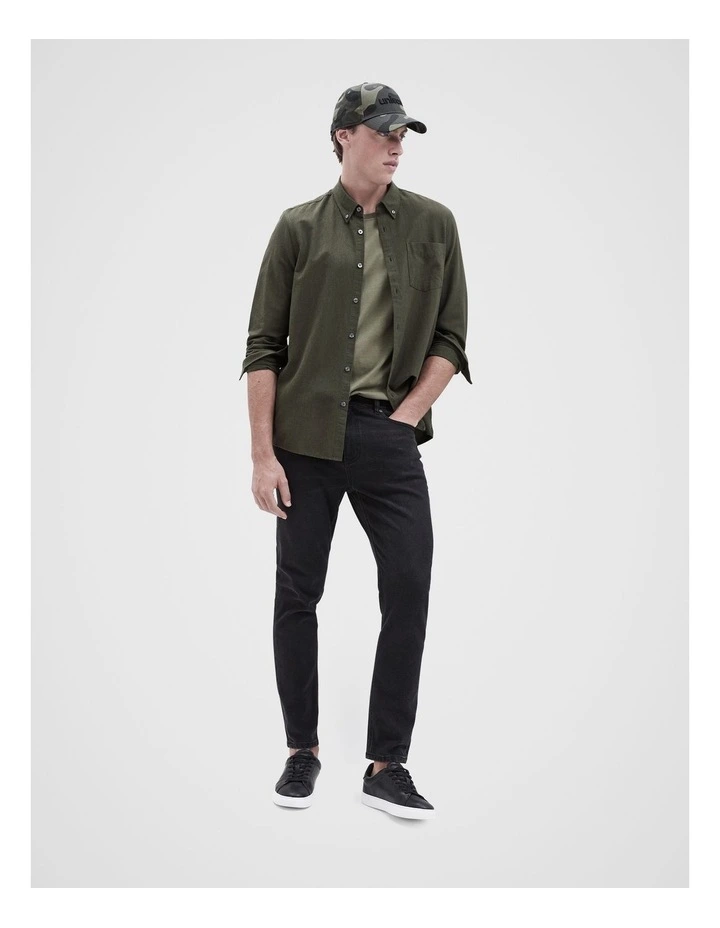 Oxford Regular Fit Shirt in Khaki