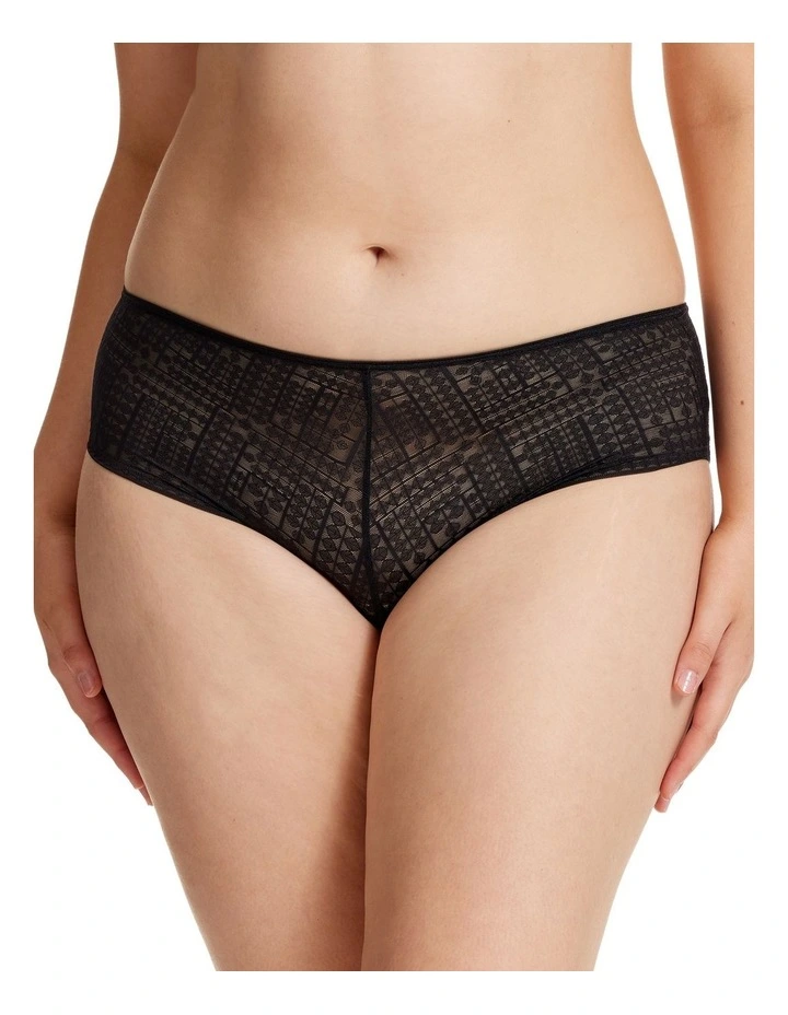 Shine Brief in Jet Black