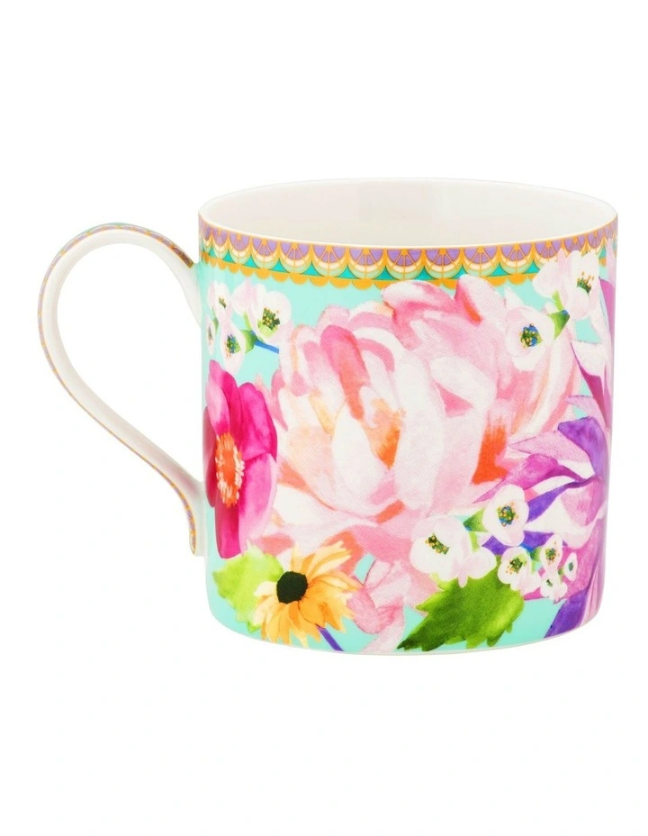 Teas & C's Dahlia Daze Mug 430ml Gift Boxed in Multi