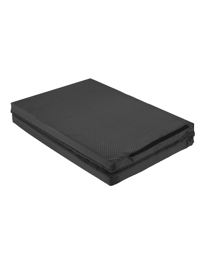 Soft Plush Foldable Pet Bed M in Black