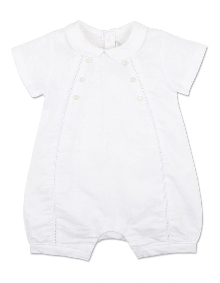 Jude Smart Romper in Ivory