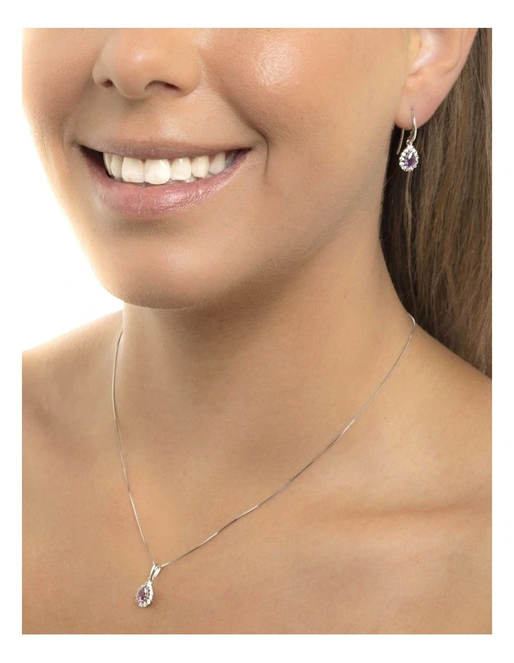 Gemstone P/D Boxed Jewellery in Rose Amethyst