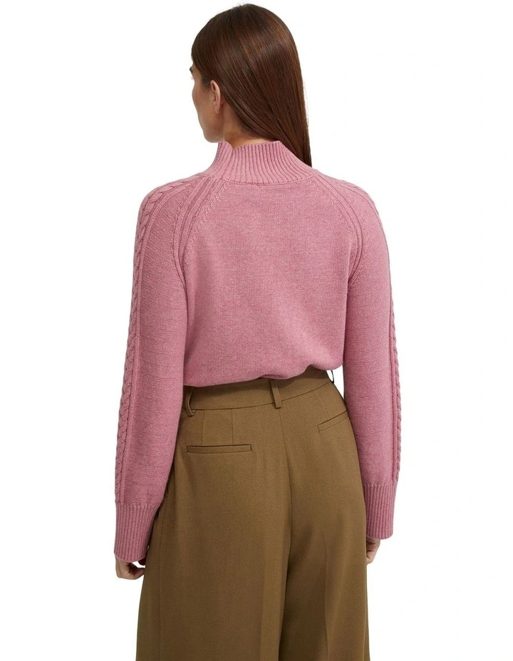 Liberty Cable Knit in Pink