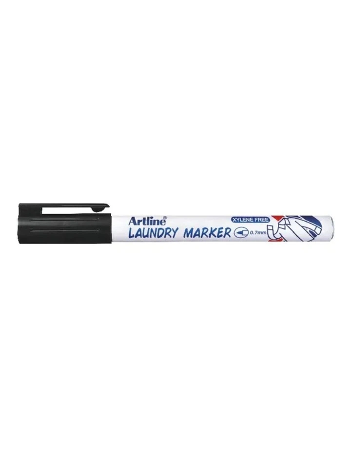 750 Fabric Bullet Nib 0.7mm Line Laundry Marker in Black