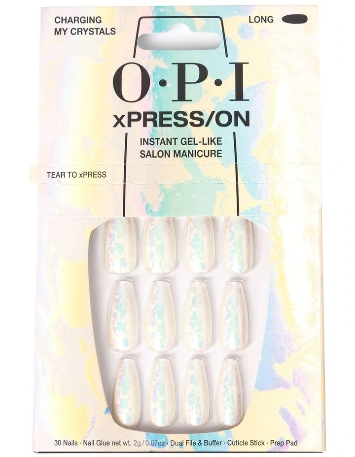 Xpress/On Charging My Crystals Press-On Nails Set