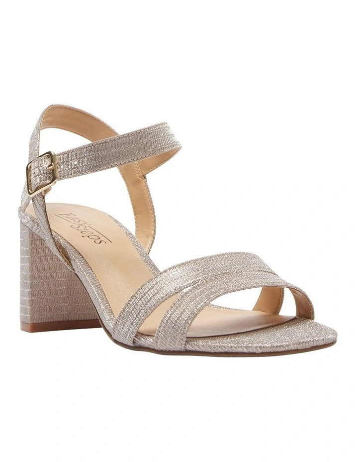 Unity Sandals in Blush Fabric