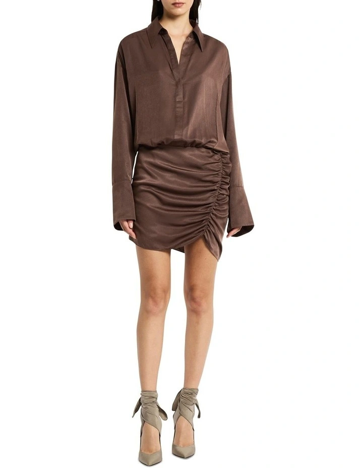 Sweet Disposition Dress in Carob