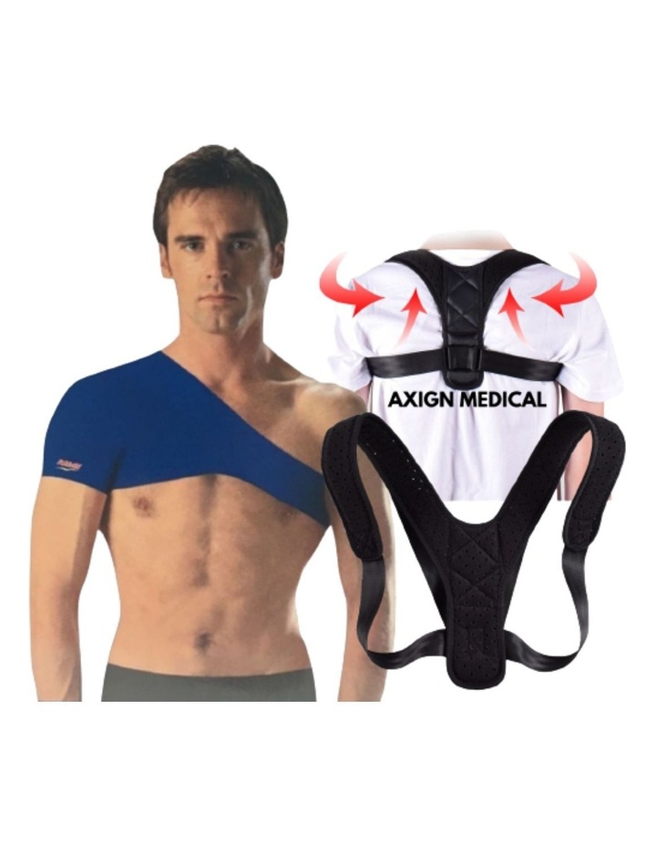 Shoulder Support Brace in Black