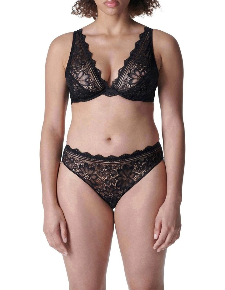 Freesia Bikini Brief in Black